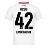 Eintracht Frankfurt Can Uzun #42 Bortatröja 2025-26 Korta ärmar